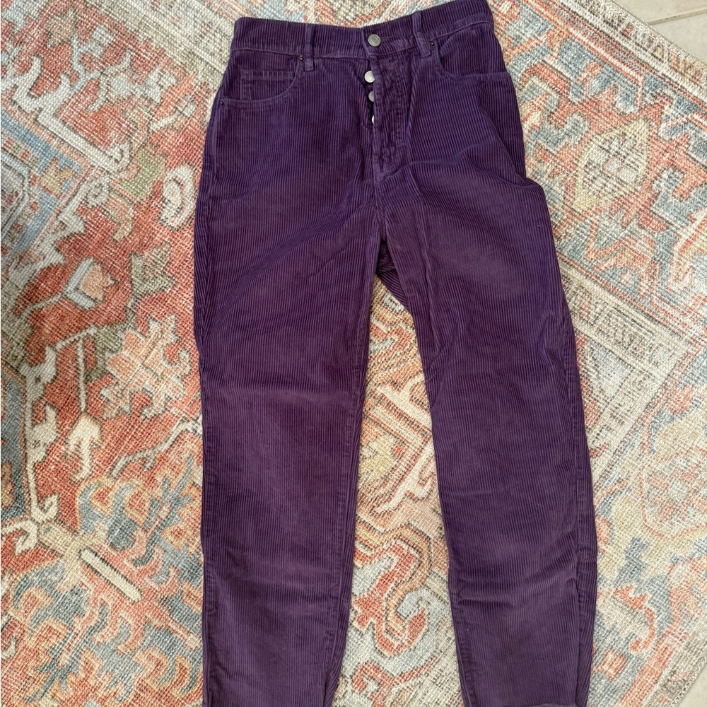 Purple Corduroy Pants